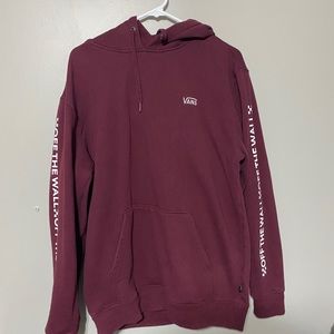 Vans hoodie size large